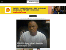 Tablet Screenshot of newsverge.com